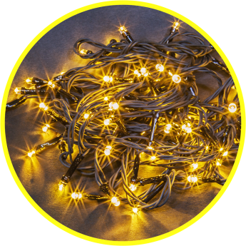 Гирлянда новогодняя светодиодная NAVIGATOR NGF-S01-100WW-10-9.5m-230-C8-BL-IP44 Гирлянда новогодняя светодиодная NAVIGATOR NGF-S01-100WW-10-9.5m-230-C8-BL-IP44