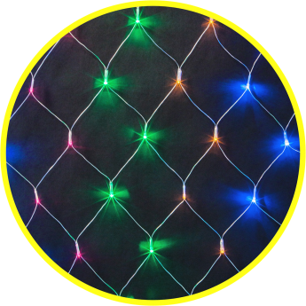 Гирлянда новогодняя светодиодная NAVIGATOR NGF-N01-156RGBY-12-1.5x1.5m-230-TR-IP20 Гирлянда новогодняя светодиодная NAVIGATOR NGF-N01-156RGBY-12-1.5x1.5m-230-TR-IP20