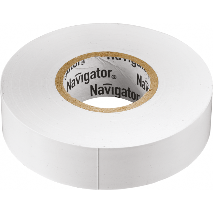 Изолента ПВХ NAVIGATOR 15мм 20м белая 71102