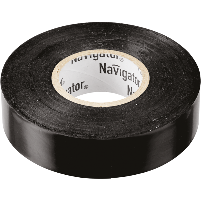 Изолента NAVIGATOR ПВХ черная 19мм 20м NIT-A19-20/BL 71110