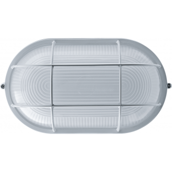 Светильник NAVIGATOR НПП-100w термостойкий овальный с решеткой IP54 белый Светильник NAVIGATOR НПП-100w термостойкий овальный с решеткой IP54 белый