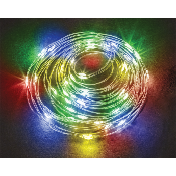 Гирлянда новогодняя светодиодная NAVIGATOR NGF-D049-04 микро роса RGBY