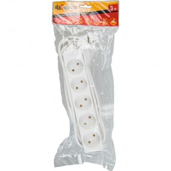 Бытовой удлинитель NAVIGATOR серии NPE-S (X) NPE-S-05-300-X-2x0.75 Бытовой удлинитель NAVIGATOR серии NPE-S (X) NPE-S-05-300-X-2x0.75