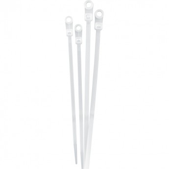 Кабельные нейлоновые стяжки под винт NAVIGATOR серии NCT-036/043 NCT-036-100-100-WH 100 шт/упак