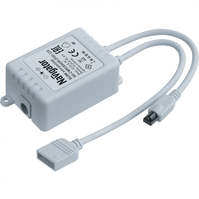 Контроллер для СД-ленты RGB+W NAVIGATOR серии ND-CWRGB96IR-IP20-12V