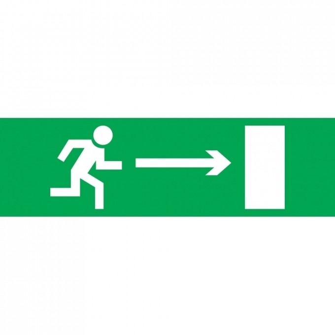 Аварийные наклейки NAVIGATOR серии NL "Направление к эвакуационному выходу направо" VYIHOD
