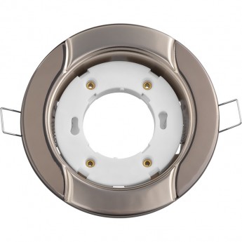 Встраиваемый декоративный поворотный светильник NAVIGATOR серия NGX-R8-007-GX53 волна черный хром-жемчуг Встраиваемый декоративный поворотный светильник NAVIGATOR серия NGX-R8-007-GX53 волна черный хром-жемчуг