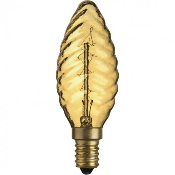 Лампа накаливания NAVIGATOR серии NI-V-TC-C-40-230-E14-CLG «Винтаж» формы «свеча» Лампа накаливания NAVIGATOR серии NI-V-TC-C-40-230-E14-CLG «Винтаж» формы «свеча»
