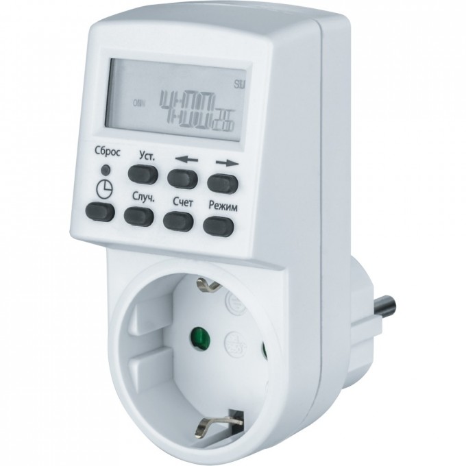 Розеточный таймер NAVIGATOR серии NTR-E-S01-WH