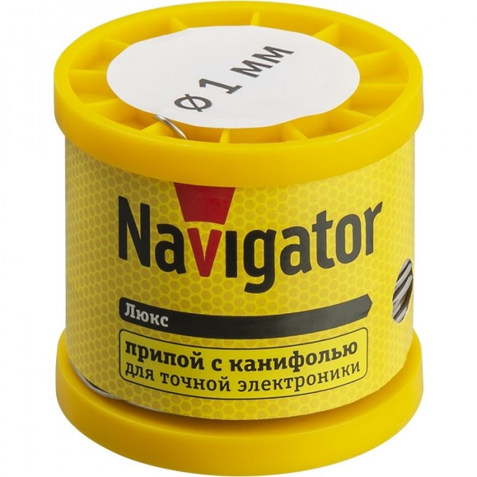 Припой с канифолью NAVIGATOR (POS-61, KATYSHKA, 1 MM, 200 GR) NEM-Pos02-61K-1-K200