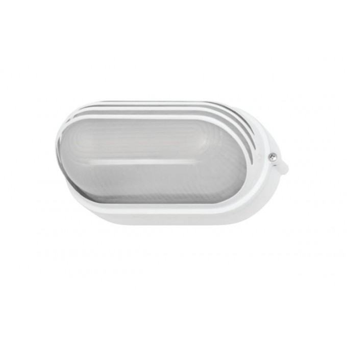 Влагозащищенный светильник NAVIGATOR 94 816 NBL-O3-60-E27/WH НПБ 1407 белый овал с ресничками 60Вт IP54 94816 NBL-O3