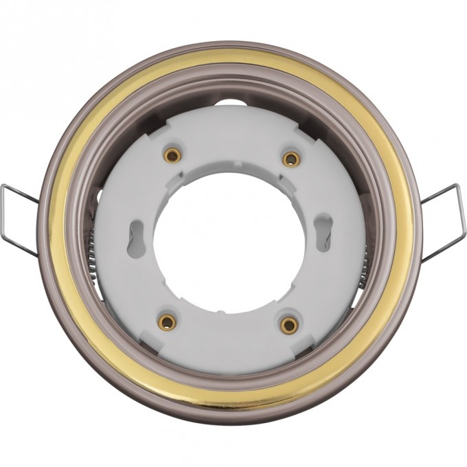 Встраиваемый декоративный светильник NAVIGATOR серии NGX кольцо, жемчуг-золото NGX-R10-001-GX53