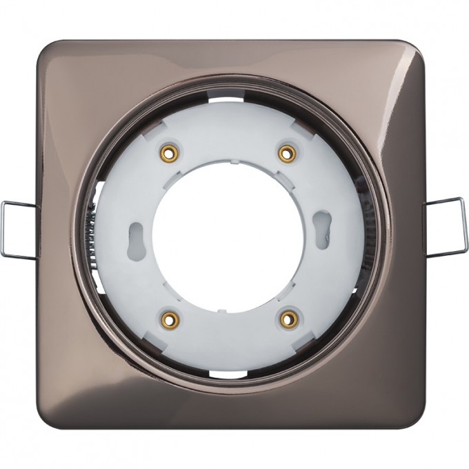 Встраиваемый декоративный поворотный светильник NAVIGATOR серии NGX квадрат, черный хром NGX-S2-005-GX53