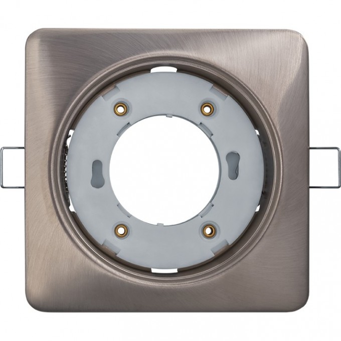 Встраиваемый декоративный поворотный светильник NAVIGATOR серии NGX квадрат, сатин-хром NGX-S2-004-GX53