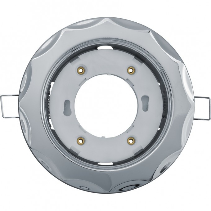 Встраиваемый декоративный поворотный светильник NAVIGATOR серии NGX звезда, хром NGX-R9-003-GX53