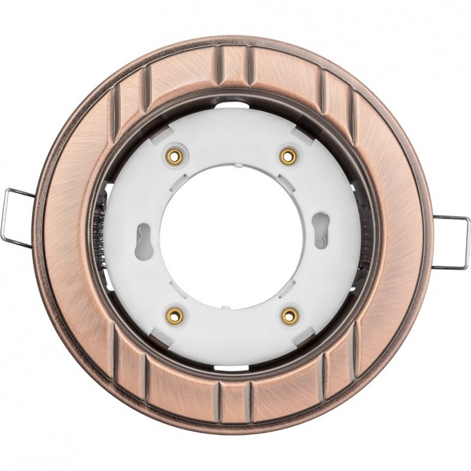 Встраиваемый декоративный поворотный светильник NAVIGATOR серии NGX полосы, черненая медь NGX-R7-006-GX53