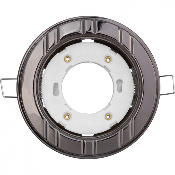 Встраиваемый декоративный поворотный светильник NAVIGATOR серии NGX полосы, черный хром NGX-R7-005-GX53