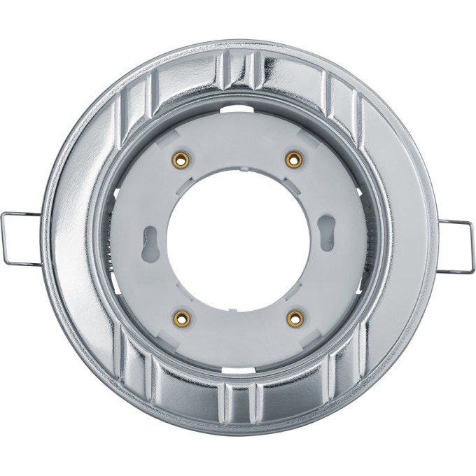 Встраиваемый декоративный поворотный светильник NAVIGATOR серии NGX полосы, хром NGX-R7-003-GX53