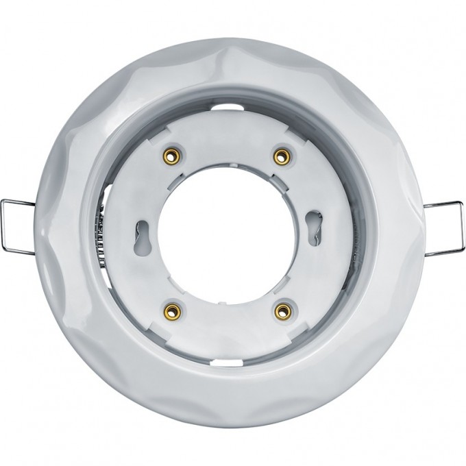 Встраиваемый декоративный поворотный светильник NAVIGATOR серии NGX звезда, белый NGX-R9-001-GX53