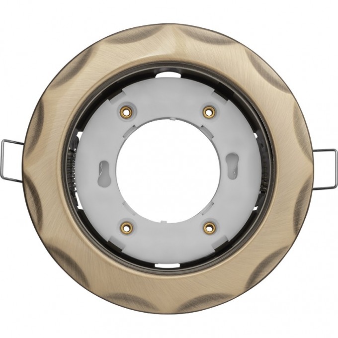 Встраиваемый декоративный поворотный светильник NAVIGATOR серии NGX звезда, черненая бронза NGX-R9-007-GX53