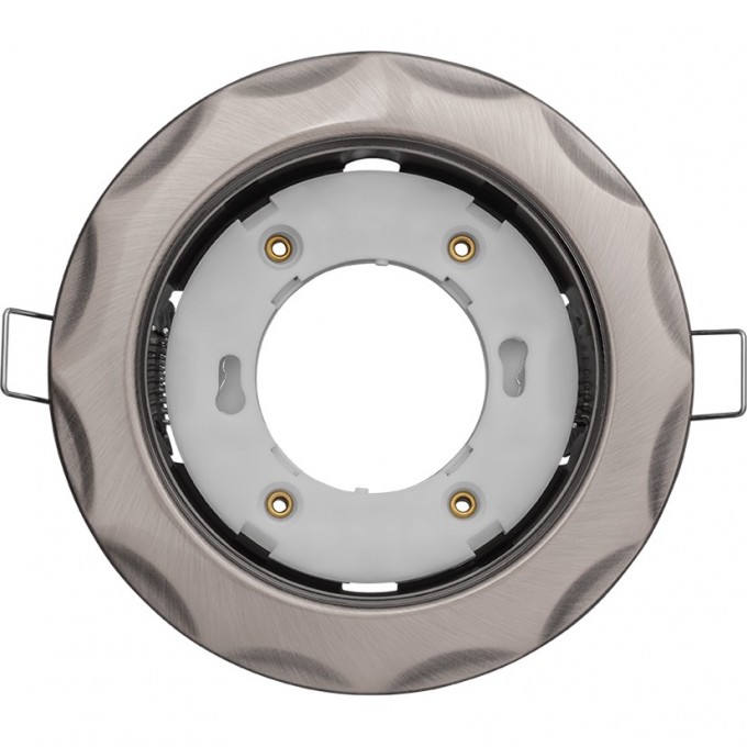 Встраиваемый декоративный поворотный светильник NAVIGATOR серии NGX звезда, сатин-хром NGX-R9-004-GX53